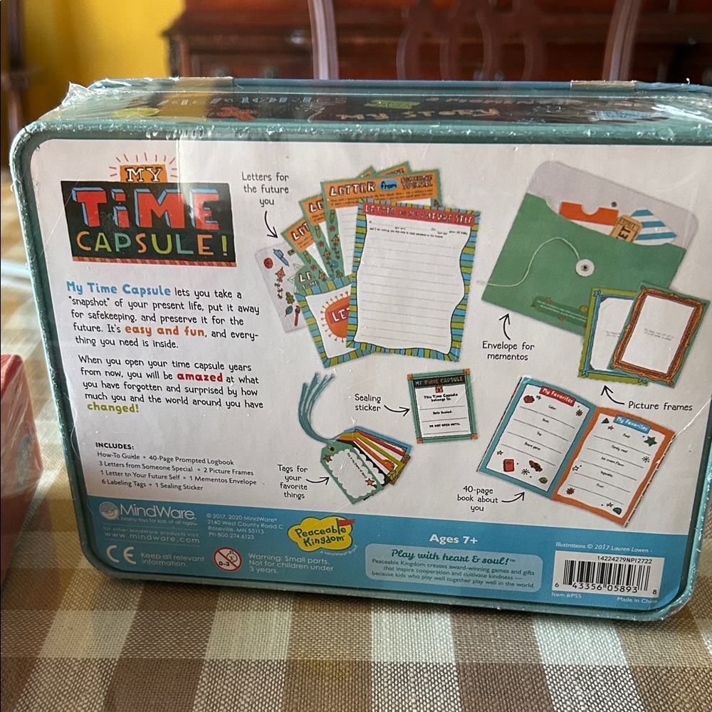 Colorful Time Capsule Keepsake Box - Picture 2 of 6